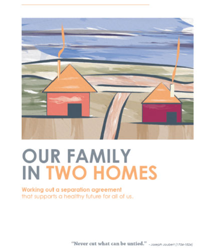 Our Family in Two Homes Workbook Cover